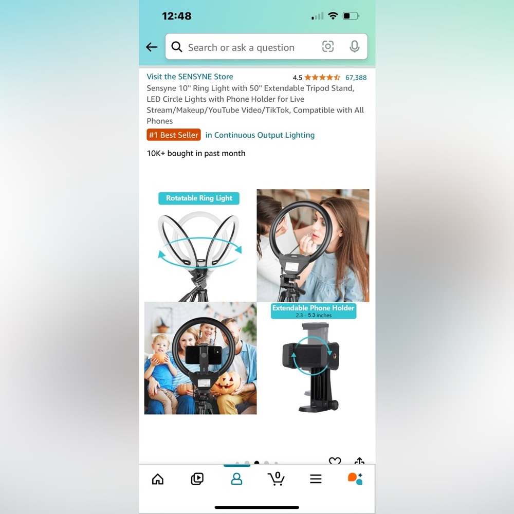 Ring light camera never opened - Picture 5 of 5